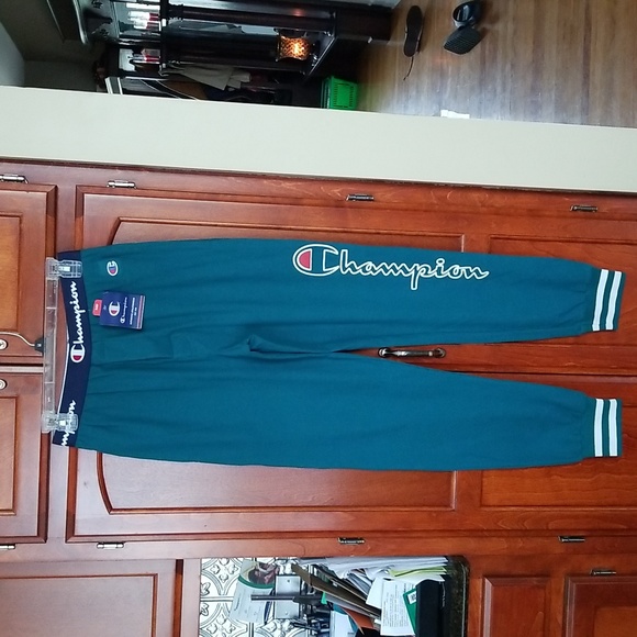 Set of 2 NWT!Champion Mens Waffle Rib Cuff Sleep Pant CLWPZ0-NAVY & CLWPLV-TEAL - Picture 3 of 10